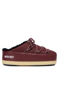 Moon Boot Klapki Mb Evx Mule Nylon 80D1470110 Bordowy. Kolor: czerwony. Materiał: skóra