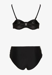 Renee - Czarne Bikini Figi i Usztywniany Biustonosz z Marszczeniem Vintelle. Kolor: czarny #5