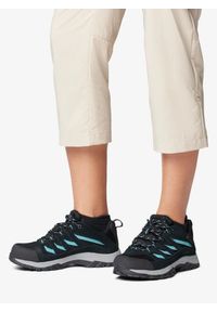 columbia - Buty turystyczne damskie Columbia Crestwood Waterproof. Kolor: czarny. Styl: sportowy