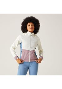 Regatta - Damska kurtka hybrydowa Steren II. Kolor: biały. Materiał: softshell. Sport: turystyka piesza #1