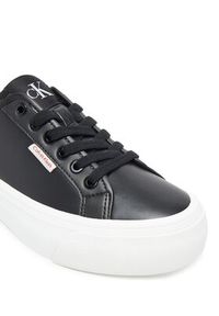 Calvin Klein Jeans Sneakersy Vulc Flatform Lth YW0YW01886 Czarny. Kolor: czarny. Materiał: skóra #3