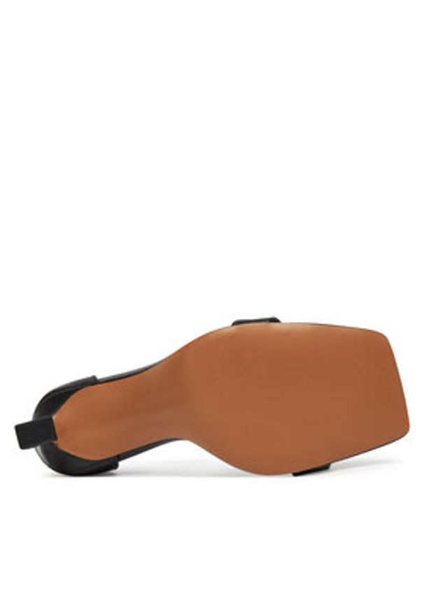 Aldo Sandały Rosali 13728098 Czarny. Kolor: czarny. Materiał: skóra