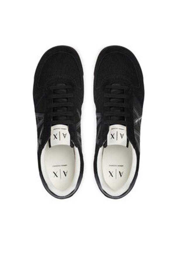 Armani Exchange Sneakersy XM002616 AF22755 MC005 Czarny. Kolor: czarny. Materiał: skóra, zamsz