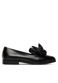 DeeZee Loafersy HY20232-2 Czarny. Kolor: czarny. Materiał: skóra