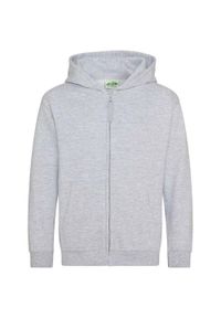AWDIS - Wrzosowa Bluza Z Kapturem Dla Dzieci/dzieci. Typ kołnierza: kaptur. Kolor: szary