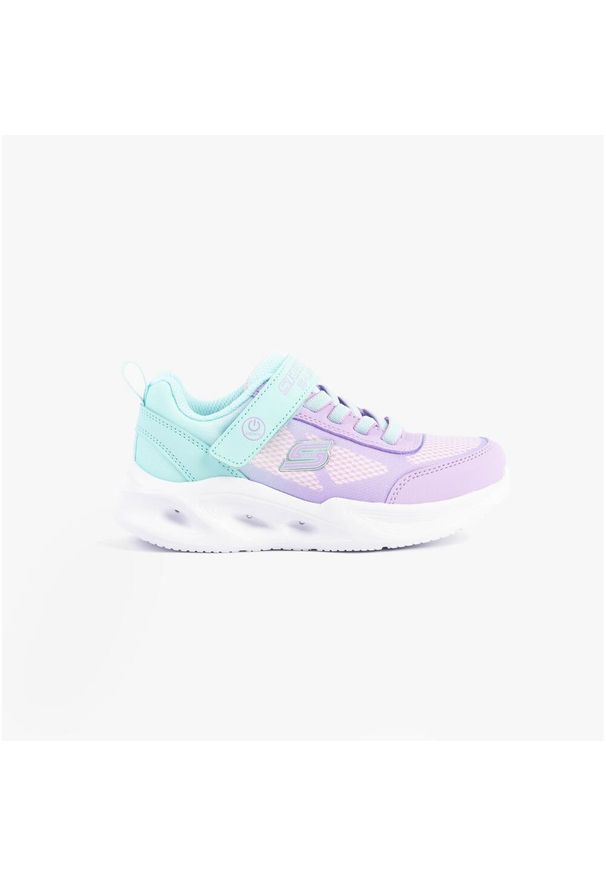skechers - Buty sportowe dziecięce Skechers S Lights-Sola Glow LED. Okazja: na co dzień. Kolor: niebieski, wielokolorowy