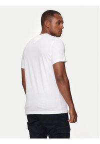 TOMMY HILFIGER - Tommy Hilfiger T-Shirt Arch MW0MW35466 Biały Slim Fit. Kolor: biały. Materiał: bawełna