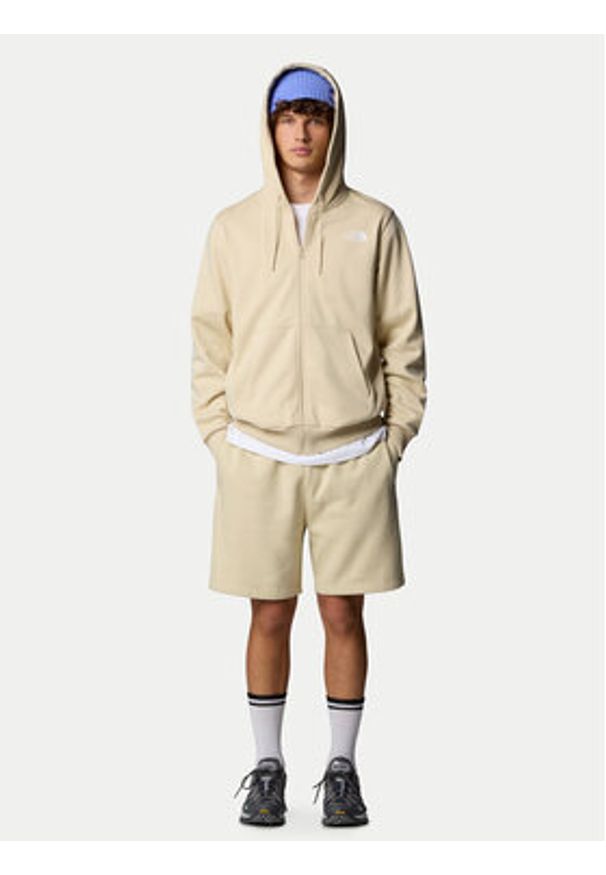 The North Face Bluza Simple Dome NF0A89FD Beżowy Regular Fit. Kolor: beżowy. Materiał: bawełna