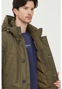 TOMMY HILFIGER - Tommy Hilfiger kurtka puchowa męska kolor zielony zimowa. Kolor: zielony. Materiał: puch. Sezon: zima #3