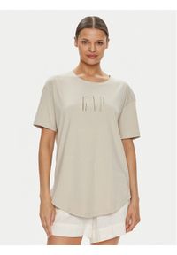 GAP - Gap T-Shirt 627139-03 Écru Loose Fit. Materiał: bawełna