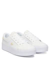 Lacoste Sneakersy Ziane Platform 50CFA0033 Biały. Kolor: biały. Materiał: skóra. Obcas: na platformie #6
