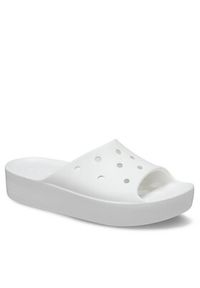 Crocs Klapki Classic Platform Slide 208180 Biały. Kolor: biały. Obcas: na platformie #6