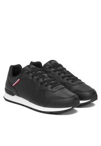 TOMMY HILFIGER - Tommy Hilfiger Sneakersy Maxlite 1A FM0FM05740 Czarny. Kolor: czarny. Materiał: skóra