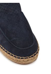 BOSS Espadryle Madeira Slon 50541781 Granatowy. Kolor: niebieski. Materiał: skóra, zamsz #6