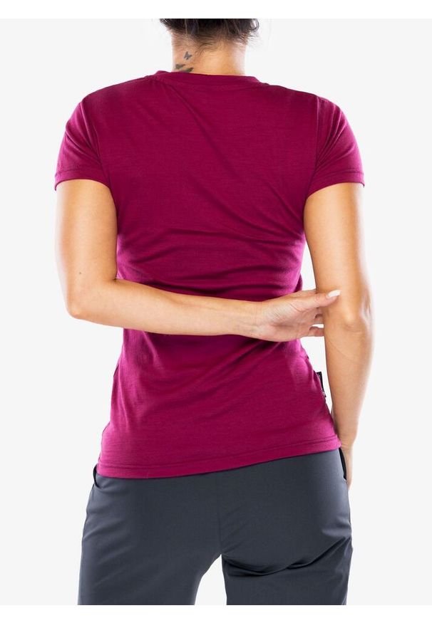 SENSOR - Koszulka merino damska Sensor Merino Active PT Tee S/S. Kolor: różowy