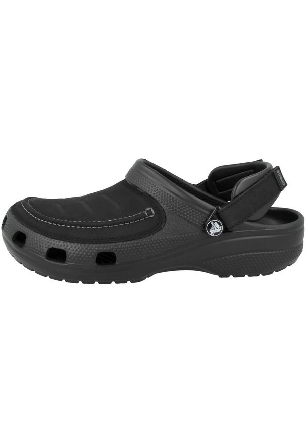 Buty do chodzenia męskie Crocs Yukon Vista II. Zapięcie: rzepy. Kolor: czarny. Materiał: syntetyk, materiał. Szerokość cholewki: normalna. Sport: turystyka piesza