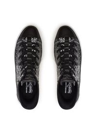skechers - Skechers Sneakersy Snoop One-Double G 251017/BKW Czarny. Kolor: czarny. Materiał: skóra #2