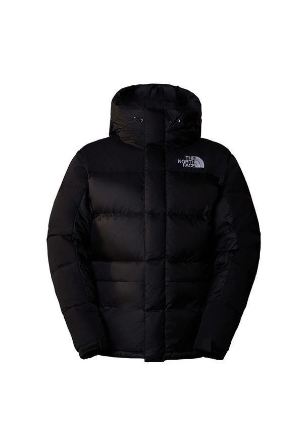 Kurtka The North Face Himalayan 0A4QYXJK31 - czarna. Kolor: czarny. Materiał: nylon, materiał, poliester, puch. Sezon: zima. Sport: turystyka piesza