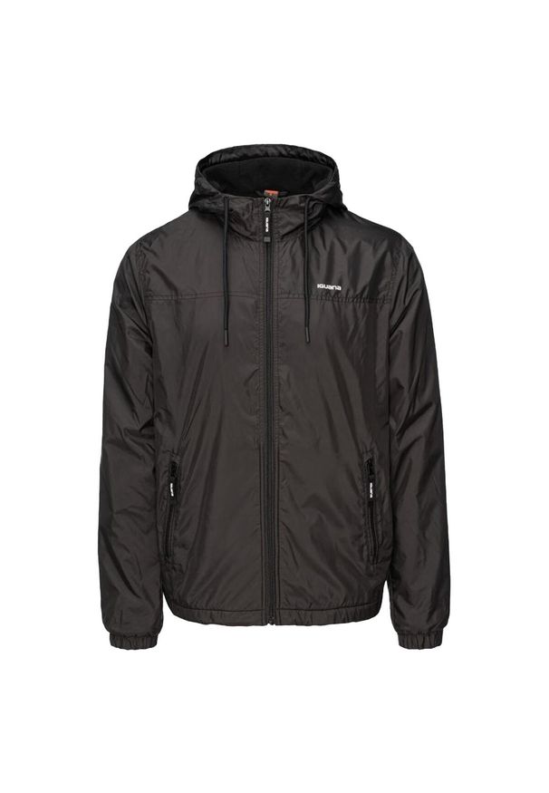 Iguana - Męska Kurtka Balvin. Kolor: czarny. Sport: turystyka piesza