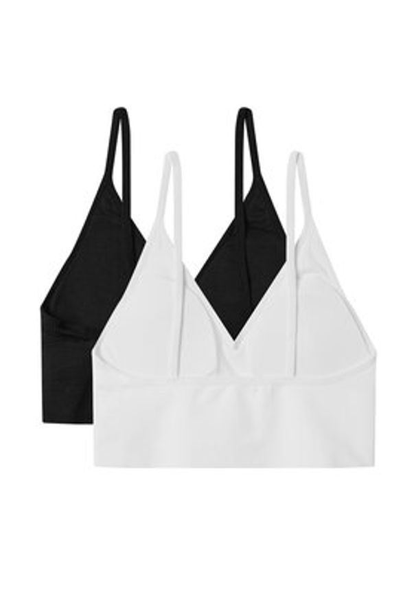 Reebok Komplet biustonoszy MAGGIE - AW24 (2-pack) Kolorowy. Materiał: poliamid, nylon. Wzór: kolorowy