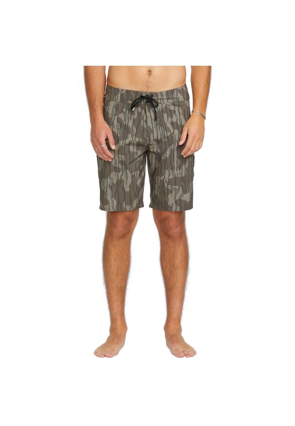 Szorty kąpielowe Volcom Lido Solid Mod 20. Kolor: brązowy