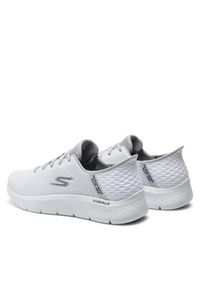 skechers - Skechers Sneakersy Go Walk Flex-New World 216505/WGY Biały. Kolor: biały. Materiał: materiał #4