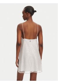 ROTATE Sukienka koktajlowa 113710800 Beżowy Slim Fit. Kolor: beżowy. Materiał: syntetyk. Styl: wizytowy #3