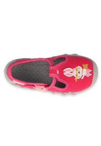 Befado obuwie dziecięce 110P451 Fuksja różowe. Kolor: różowy. Materiał: bawełna, tkanina #4