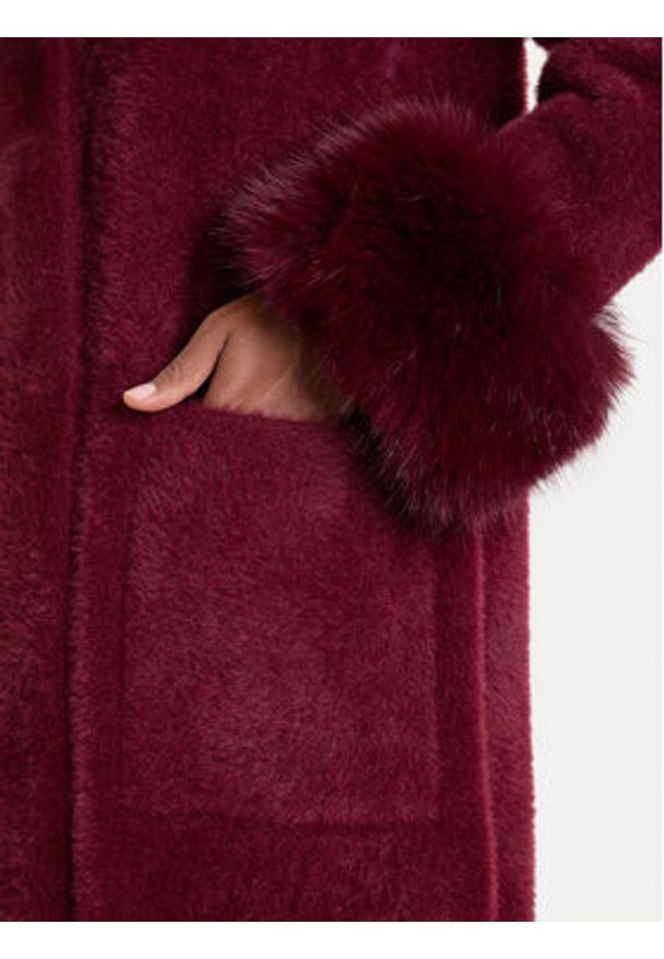 Joseph Ribkoff Płaszcz zimowy 243923F25 Bordowy. Kolor: czerwony. Materiał: syntetyk. Sezon: zima