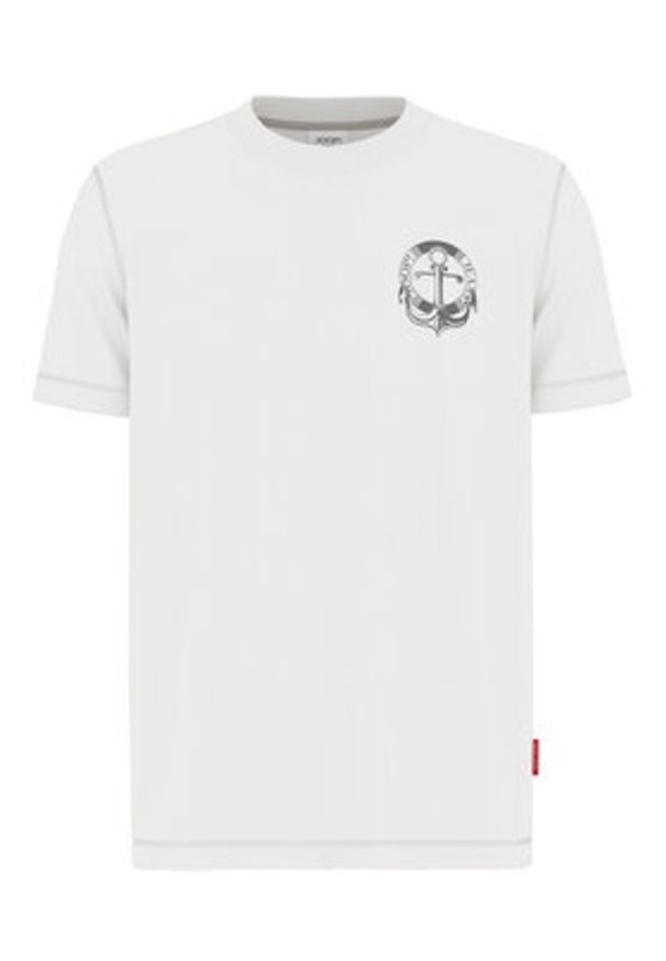 JOOP! Jeans T-Shirt 15 JJJ-28Alidor 30047014 Beżowy Modern Fit. Kolor: beżowy. Materiał: bawełna