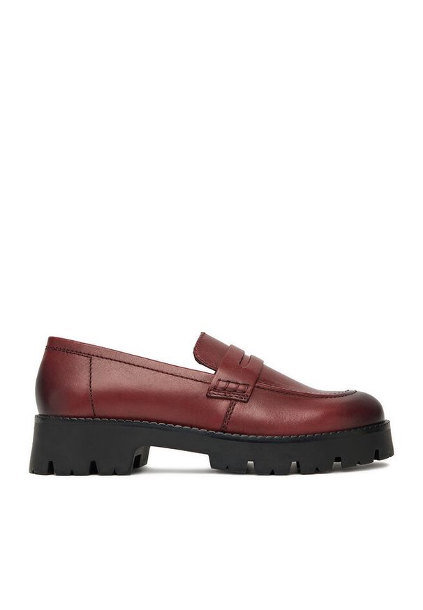 Loafersy Lasocki. Kolor: czerwony