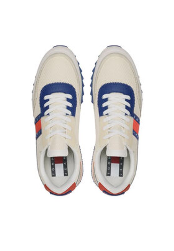 Tommy Jeans Sneakersy Tjm Runner Translucent EM0EM01219 Beżowy. Kolor: beżowy. Materiał: materiał