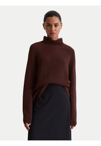 Marc O'Polo Golf 509 6059 60009 Bordowy Regular Fit. Typ kołnierza: golf, polo. Kolor: czerwony. Materiał: bawełna #1