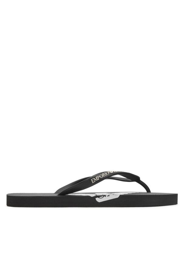 Japonki Emporio Armani. Kolor: czarny