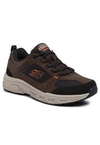 skechers - Skechers Sneakersy Oak Canyon 51893/CHBK Brązowy. Kolor: brązowy. Materiał: materiał #8