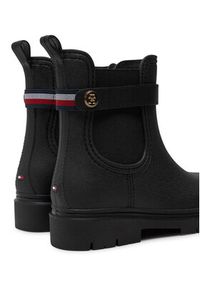 TOMMY HILFIGER - Tommy Hilfiger Kalosze Th Stud Rubberised Rainboot FW0FW08168 Czarny. Kolor: czarny #2