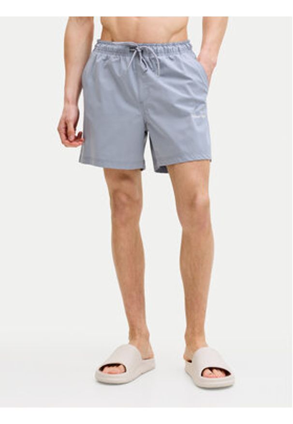 Jack & Jones Szorty kąpielowe Maui Norrebro 12291434 Turkusowy Regular Fit. Kolor: turkusowy. Materiał: syntetyk