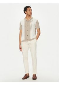 JOOP! Koszula 17 JK-13Kamor 30045228 Beżowy Modern Fit. Kolor: beżowy. Materiał: bawełna