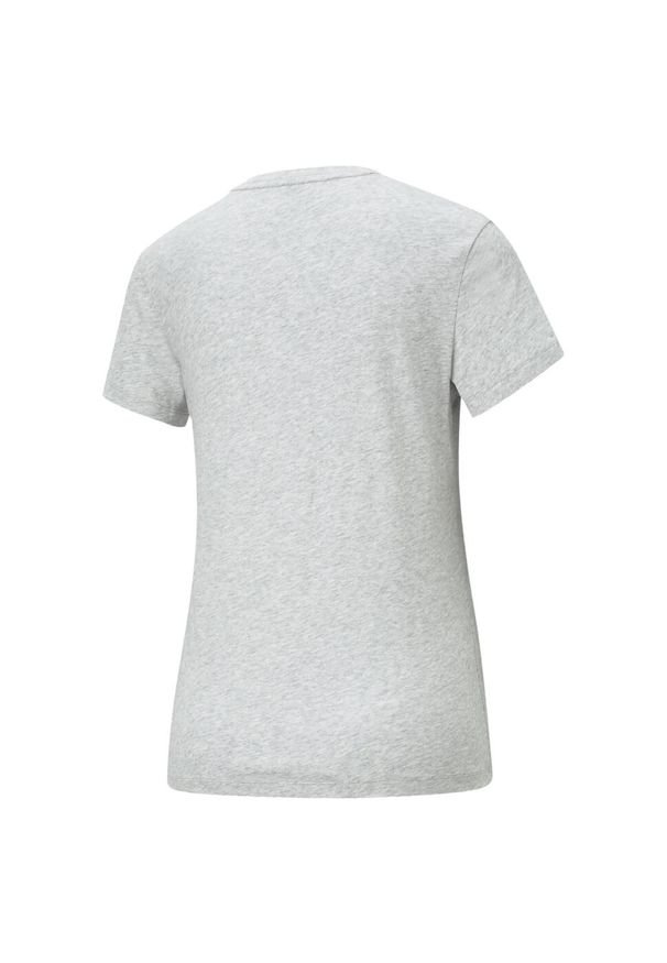 Puma - T-shirt Damski Logo ESS. Kolor: szary