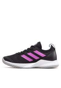 Adidas - adidas Buty CourtFlash W GW6263 Czarny. Kolor: czarny. Materiał: materiał #6