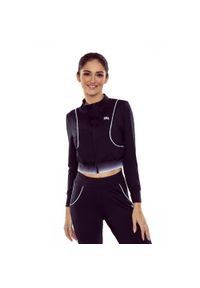 ROUGH RADICAL - Bluza fitness damska Rough Radical Athletic Zip. Kolor: czarny. Materiał: dresówka. Sport: fitness