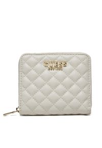 Guess Mały Portfel Damski SWQG95 41137 Biały. Kolor: biały. Materiał: skóra