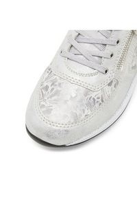 Rieker Sneakersy N1112-80 Srebrny. Kolor: srebrny. Materiał: skóra
