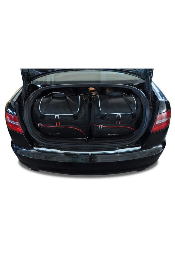 KJUST - Torby Do Bagażnika Audi A6 Limousine 2004-2011 5Szt Kjust. Kolor: czarny. Styl: sportowy