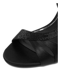Nine West Sandały EO-LS1005252-1 Czarny. Kolor: czarny. Materiał: materiał #8