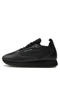 Calvin Klein Sneakersy Low Top Lace Up Nylon HM0HM00921 Czarny. Kolor: czarny. Materiał: nylon