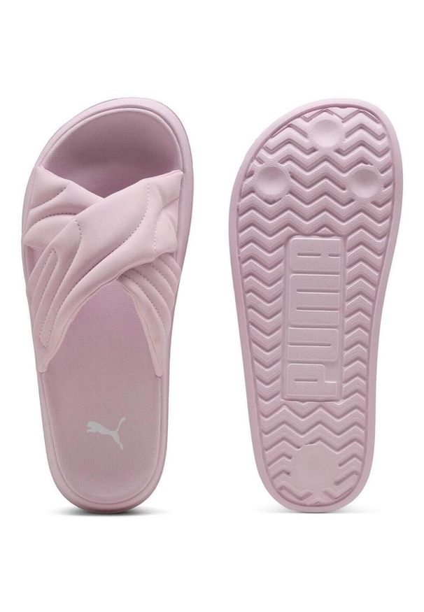 Plaskanie Puma Leadcat Platform, Kobiety. Kolor: różowy. Materiał: materiał, syntetyk. Obcas: na platformie