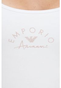 Emporio Armani Underwear top bawełniany 164498.2R223 kolor biały. Kolor: biały. Materiał: bawełna. Długość rękawa: na ramiączkach. Długość: krótkie #2