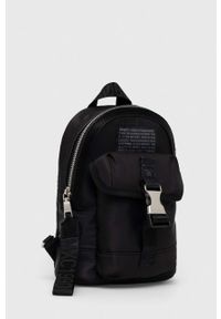 Steve Madden plecak Bcanal damski kolor czarny mały gładki SM21000007. Kolor: czarny. Materiał: materiał. Wzór: gładki #5