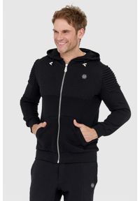 Philipp Plein - PHILIPP PLEIN Czarny pikowany dres męski, Rozmiar XL. Kolor: czarny. Materiał: dresówka. Sport: bieganie #4